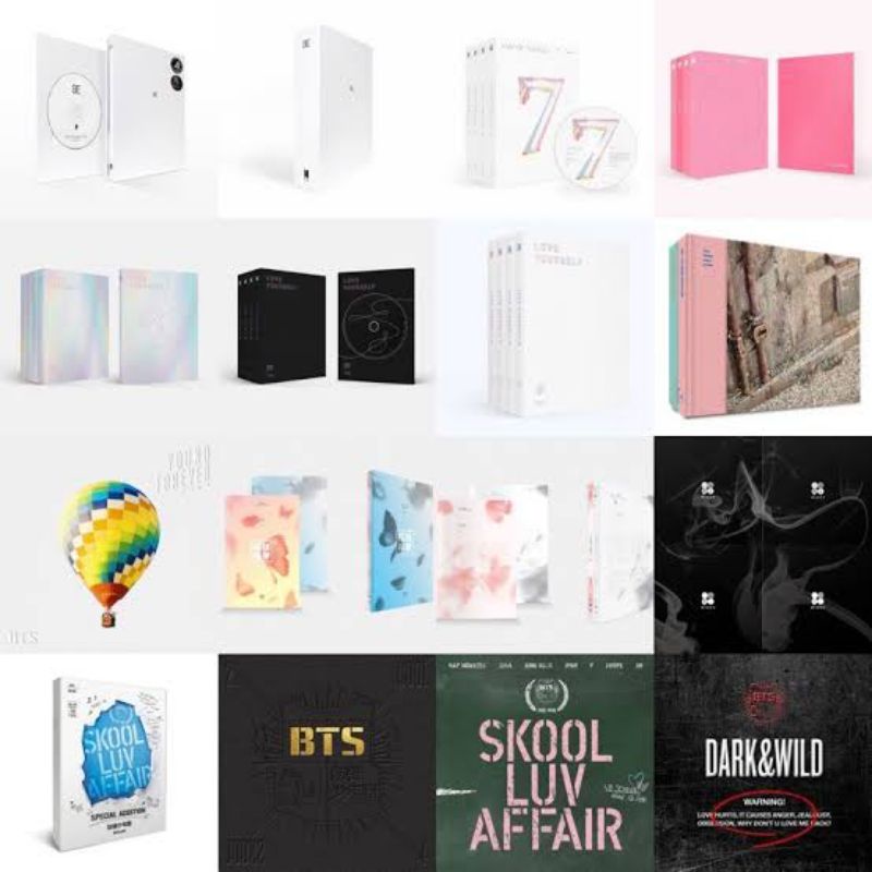 พร้อมส่ง!!! อัลบั้มเปล่า BTS บังทัน Love yourself Answer/Tear/Her , Map of the Soul Persona, BE esse