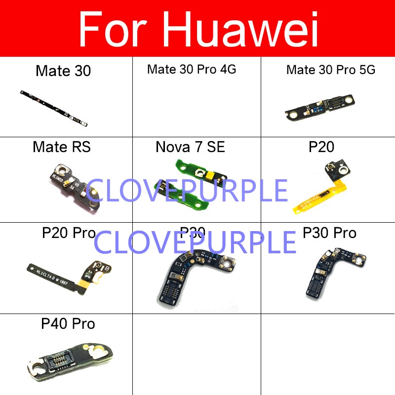 สายเคเบิ้ลเสาอากาศสัญญาณไมโครโฟนสําหรับ Huawei P20 P30 P40 Mate 30 Rs Pro 4G 5G Nova 7Se Pcb