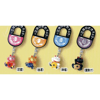 Neko keychain nozoki(สูง 2.5CM) แมวนำโชคส่องดูภาพการ์ตูนด้านในได้มีเลนส์กลางท้องแมวเป็นรูปแมวกำลังขอพรในเรื่องต่างๆตามสี