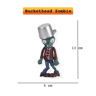 Buckethead Zombie ซอมบี้หัวถัง เกมส์พืชปะทะซอมบี้ โมเดลสะสม ฟิกเกอร์ซอมบี้ การ์ตูนซอมบี้ โมเดลของเล่น ของเล่นสะสม