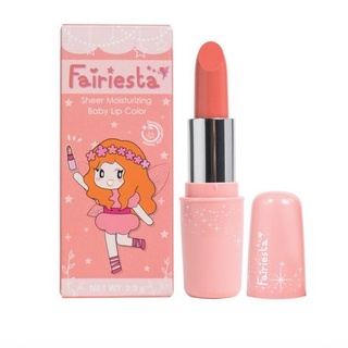 Fairiesta ลิปสติกสำหรับเด็ก เบอร์ 07 : สีชมพูนู้ด Sheer Moisturizing Baby Lip Color 07 : Nudy Candy (3.9 g)