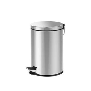 KASSA HOME ถังขยะแบบเหยียบ รุ่น 11055-006 ขนาด 20 ลิตร สีเงิน KASSA HOME Pedal Bin 11055-006 Size 20 Liter Silver Color