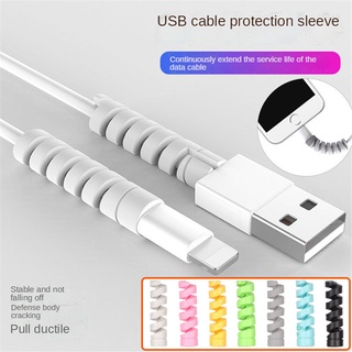 เกลียวถนอมสายชาร์จ USB Type-C แบบซิลิโคน