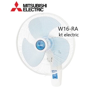 MITSUBISHI พัดลมติดผนัง 16 นิ้ว รุ่นเชือกดึง W16-GA / พัดลมติดผนัง 16 นิ้ว แบบรีโมทคอนโทรล W16-RA สีเทา / สีขาว
