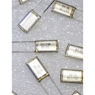 Rubycon 100F2D 0.022uf 223k 22nf 100v (ราคา10ตัว) Polyester Film Capacitor ตัวเก็บประจุ ชนิด โพลีเอสเตอร์ คาปาซิเตอร์