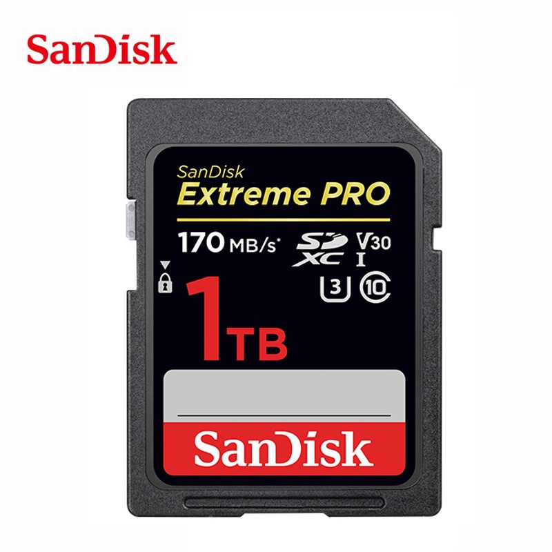 การ์ดหน่วยความจำSanDisk Extreme Memory Card PRO SD card 1TB SDHC UHS-I High Speed cartao de memory