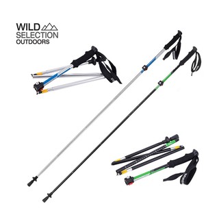 ไม้โพล Naturehike ไม้เท้าเดินป่า 5-Node outer locked folding trekking pole NH15A023-Z