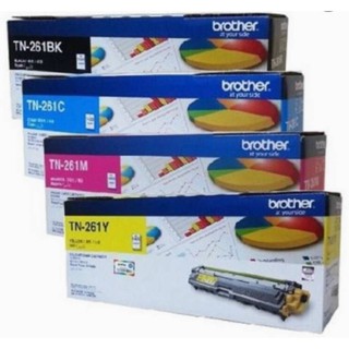 ตลับหมึกโทนเนอร์  Brother TN-261BK / Cyan / Magenta / Yellow