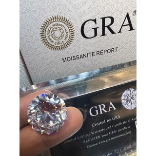 Lab Grown White 3.50mm Moissanite Round 1 CARATS  เพชร โมซาไนท์  1 กะรัต(CARATS)