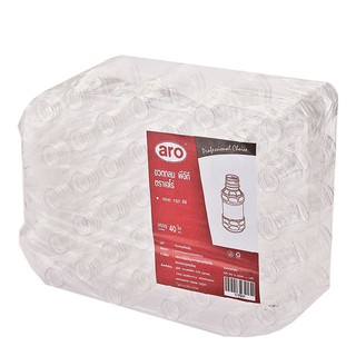 ขวดกลม PET ขนาด 150 มล. แพ็ค 40 ขวด/Aero 150 ml round PET bottles, pack of 40 bottles