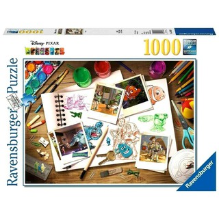 จิ๊กซอว์ Ravensburger - Disney Pixar Sketches  1000 piece  (ของแท้  มีสินค้าพร้อมส่ง)