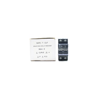 SAFE-T-CUT MCB 2P SBJA-E C16 SAFE-T-CUT Miniature Circuit Breaker MCB เซอร์กิตเบรกเกอร์ เซฟ-ที-คัท SAFE-T-CUT MCB 2P