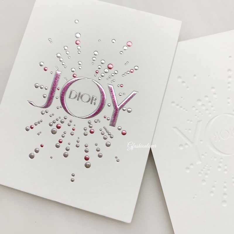 การ์ดอวยพร/น้ําหอม D1OR Joy 1PC