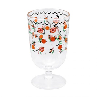 Cath Kidston Wine Glass Pomegranate Cream