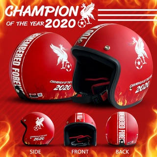 หมวกกันน็อคเต็มใบ วินเทจ V-TECH Helmet  รุ่น V.200 CHAMPION (สำหรับผู้ใหญ่)