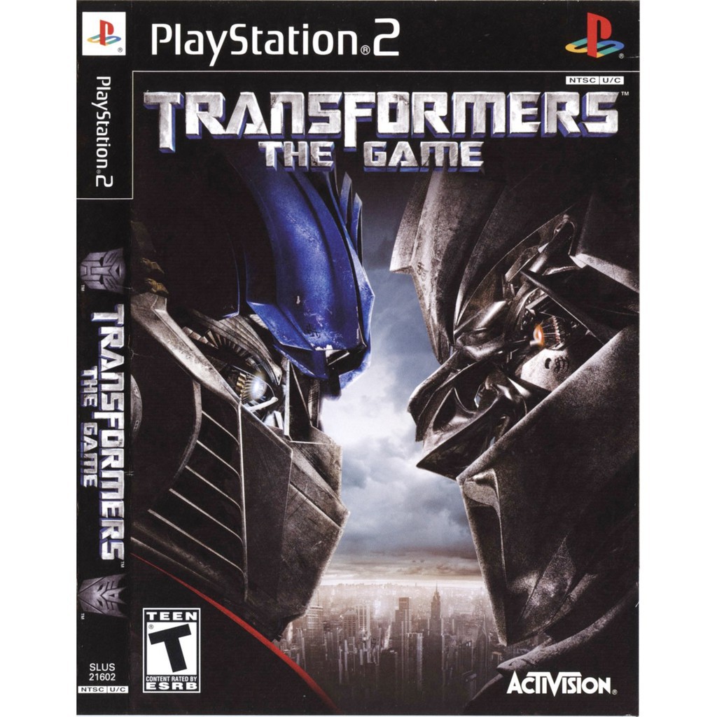 แผ่นเกมส์ ps2 จอยเกมส์ ps2 แผ่นเกมส์ Transformers The Game PS2 Playstation2 คุณภาพสูง ราคาถูก