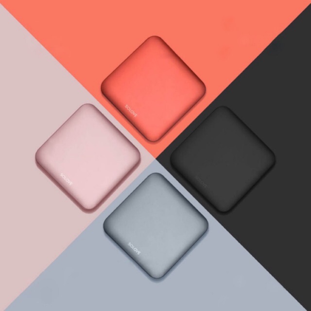 🌈 พร้อมส่ง * SOLOVE A2Pro Power Bank with Data Cable 10000mAh Powerbank LED Display Portable Fast Ch