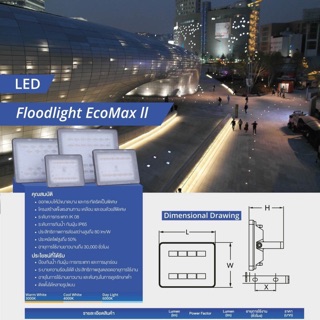 Ied Floodlight EcoMax   //