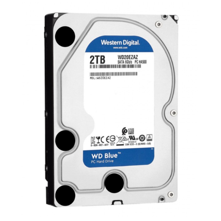 🔥ขายดีมาก🔥 2TB HDD (ฮาร์ดดิสก์) WD BLUE 7200RPM SATA III (WD20EZBX) รับประกัน 3 - Y