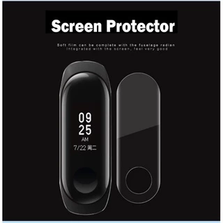 Xiaomi Mi Band 3 4 5 6 7 8 9 10 ตัวป้องกันหน้าจอ Miband สมาร์ทสายรัดข้อมือ TPU ฝาครอบฟิล์มป้องกัน