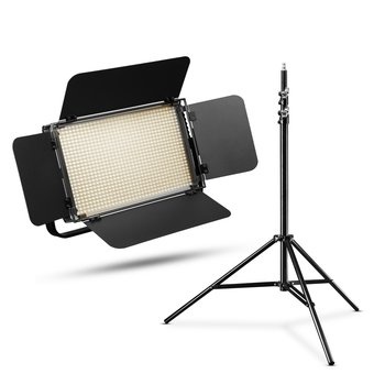 Professional Photo & Video LED Light Kit Pro LED 600+ 800+ มีแบต 2 ก้อน นอกสถานที่ได้ พร้อมขาตั้ง #8