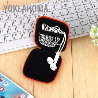 Yoklahoma กระเป๋าเคสแข็งพร้อมซิปสําหรับหูฟัง Sd Tf Card