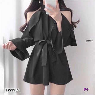 hbstation.shop เสื้อผ้าผู้หญิง ชุดไปงาน สีดำ พร้อมส่ง