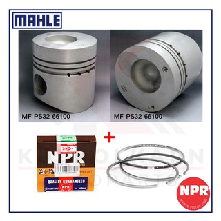 MAHLE ลูกสูบ+แหวน NPR สำหรับ MITSUBISHI FN527 รุ่นเครื่อง 6D15