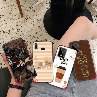 เคสโทรศัพท์มือถือแบบนิ่ม ลายกาแฟ 54A สําหรับ Samsung A31 A42 A02 A12 A32 A52 A72 F62 M62