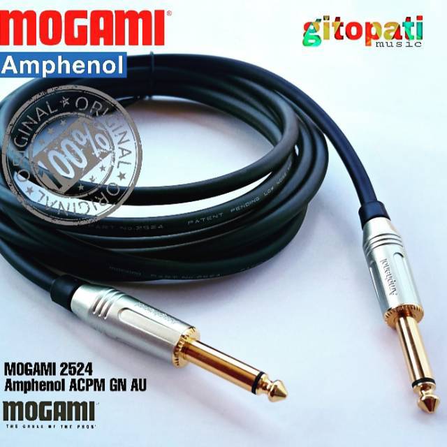 สาย Mogami 2524 vs Amphenol ACPM GN AU GOLD เดิม 3 เมตร