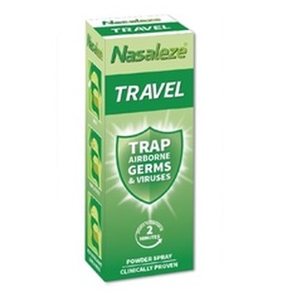 (EXP 03/25 สีเขียว) Nasaleze Travel Spray สเปรย์ป้องกันไวรัส (แบบพ่นจมูก) Travel / PM Shield