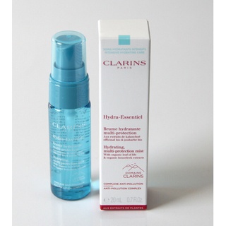 *แท้*Clarins Hydra-Essentiel Hydrating Multi-Protection Mist 20 ml