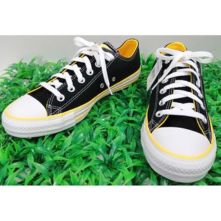 รองเท้า Converse รุ่น ALL STAR HEEL LOGO STACKED OX BLACK 167175