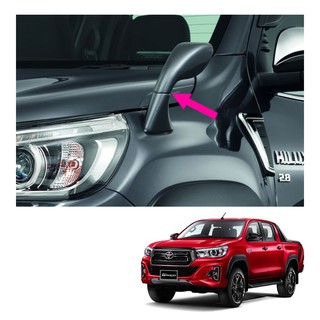 กระจกมองเสริมด้านข้าง สีเทา 1 ชิ้น ของแท้ สำหรับ โตโยต้า Toyota ไฮลักซ์ Hilux รีโว่ Revo ร็อคโค่ Rocco ปี 2015 17 2018