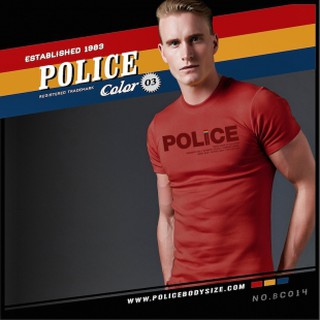 [BIGSIZE] เสื้อยืด Police รหัส BC014