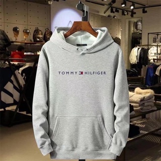 เสื้อฮูทแขนยาว ปักอักษรแบรนด์ TOMMY