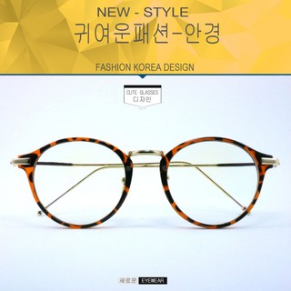 Fashion  X-585 สีน้ำตาลลายกะตัดทอง (กรองแสงคอมกรองแสงมือถือ)