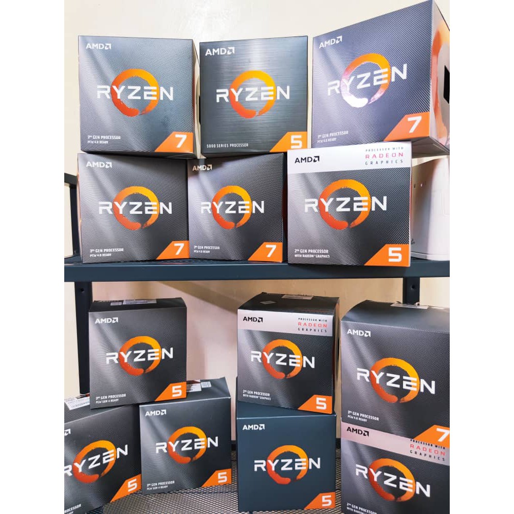 [กล่องเท่านั้น] INTEL AMD RYN CPU PROCESSOR PAKAGING BOX / KOTAK / สติ๊กเกอร์