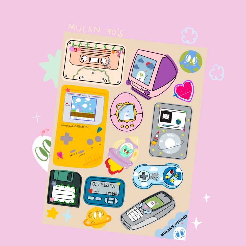 Sticker Mulan 90’s🎀🌸