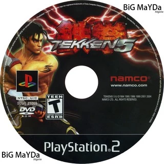 แผ่นเกมส์ Tekken 5 PS2 Playstation2 คุณภาพสูง ราคาถูก