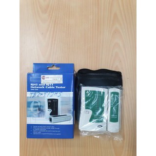 เครื่องทดสอบสัญญาณสาย Lan/สายโทรศัพท์ Cable Tester RJ45 RJ11 ที่เช็คสายแลน