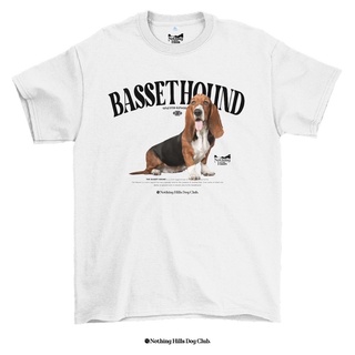 ย้อนยุคเสื้อยืดลาย BET HOUND  ( บาสเซ็ต ฮาวด์ ) Clic Cotton Unisex by 【Nothing Hills】S-5XL