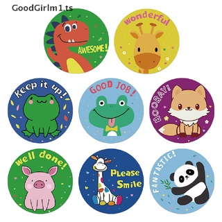 GoodGirlm1 500pcs Animals cartoon Stickers for kids toys sticker teacher reward sticker  TS