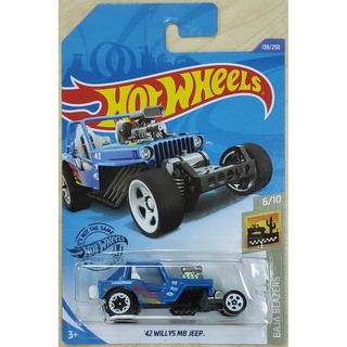 Hot Wheels 2020 BAJA Blazers No.139 - 42 Willys MB Jeep