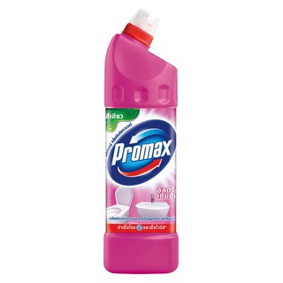 🔥ยอดนิยม!! โปรแม็กซ์ น้ำยาล้างห้องน้ำ สีชมพู 900 มล. Promax Bathroom cleaner Pink (900ml)