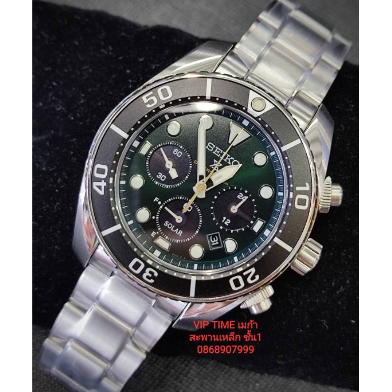 นาฬิกา SEIKO SUMO SOLAR หน้าเขียว 140th Anniversary Limited Edition SSC807J1 SSC807J SSC807