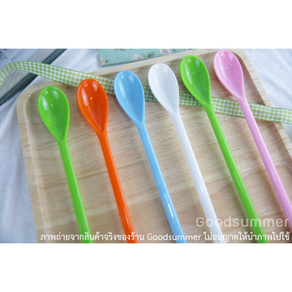 ช้อนน้ำปั่น  (คละสี) ชงกาแฟ - รูปที่ 2