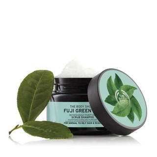 พร้อมส่ง The Body Shop Fuji Green Tea Refreshingly Purifying Cleansing Hair Scrub #FUJI GREEN // 240ml.