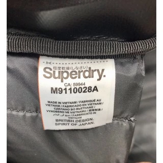 กระเป๋าเป้สะพายหลัง Superdry รุ่น Tarpaulin กระเป๋าเป้กันน้ำ Backpack