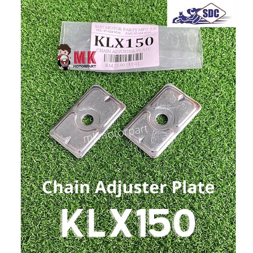 (2ชิ้น) ตัวปรับโซ่จาน Kawasaki KLX150 / KLX 150